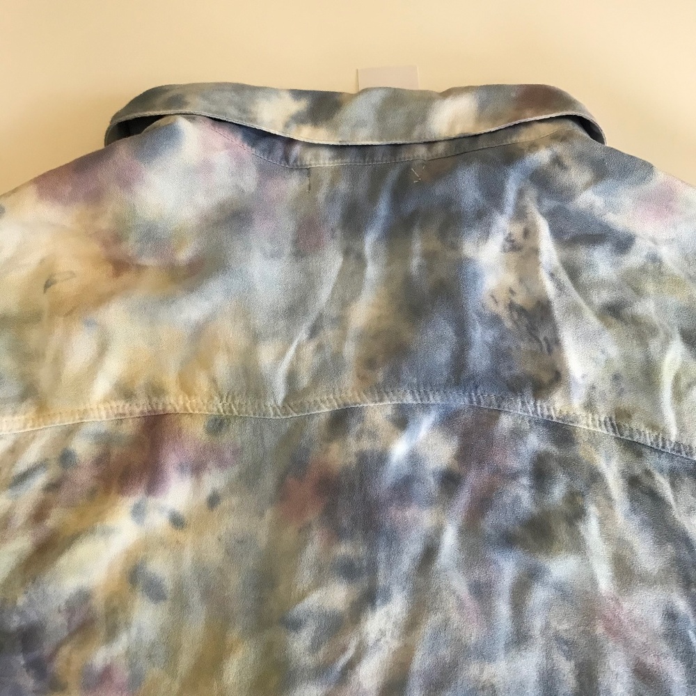 NWT Young Fabulous & Broke Tie Dye Faux Wrap Top - Picture 13 of 13